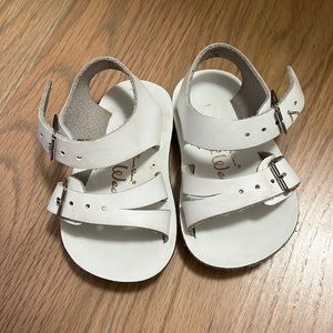 White Salt Water Sandals by Hoy - Classic